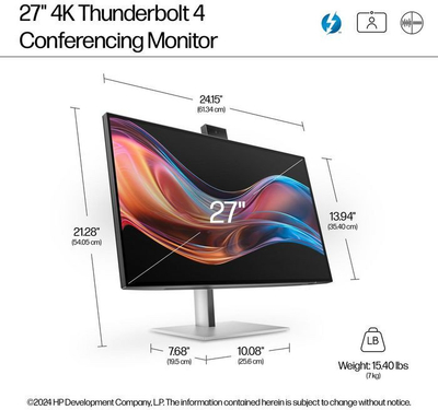 Monitor HP Series 7 Pro 727pm, 27", 4K, i zi