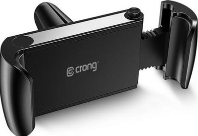 Mbajtëse telefoni për makinë Crong Clamp Universal Smart CRG-CH2-BLK, 4\"–6.5\", e zezë