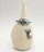 Figurë dekorative Saska Garden Santa Claus Sławomir, porcelan, e bardhë argjendi