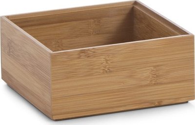 Kuti për me rujtë gjëra Zeller, bambu, 15x15x6.5 cm, shumëngjyrëshe