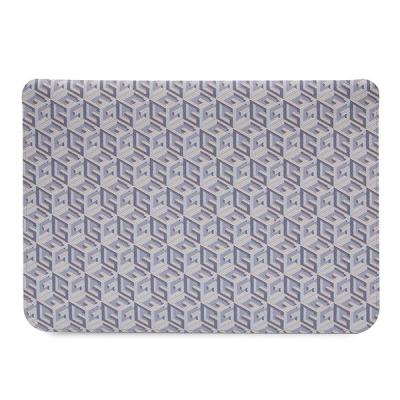 Futrollë laptopi Guess GCube Stripes, 16\", lëkurë sintetike, blu