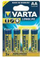 Varta AA Алкални Батерии, 4 Пакет