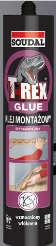 Ngjitës SOUDAL 380G T-REX - KLEJ 380, i kaltër