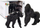 Figurina kafshë Lean Sport Animals 7118, gorilla plastike, 8 cm, shumëngjyrëshe