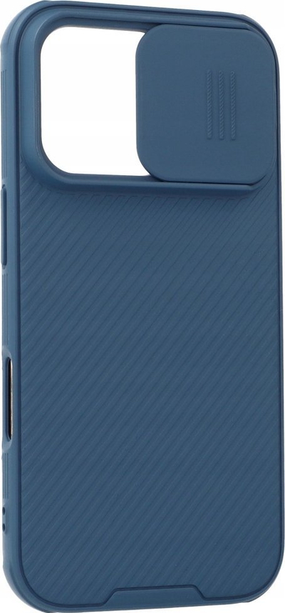 Mbulesë telefoni Nillkin CamShield Pro për iPhone 16 Pro, me mbrojtje kamere, blu