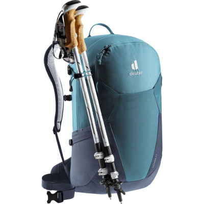 Çantë shpine Deuter Futura 23 për hiking, 23L, me sistem ajrimi, blu me gri