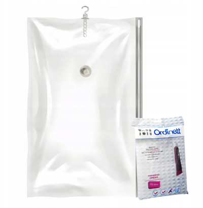 Qese vakum për rroba Ordinett Ordispace Hanging Dress, 70x140cm, transparente