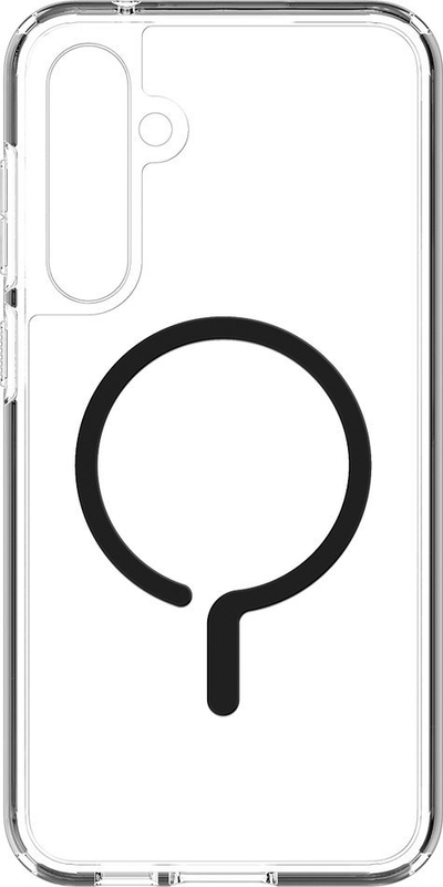 Mbulesë telefoni Spigen Ultra Hybrid OneTap MagSafe për Samsung Galaxy S23 FE, transparente, me kornizë të zezë