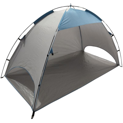 Çadër plazhi Enero Camp Beach Tent Windbreak, 220x115x120 cm, gri me blu