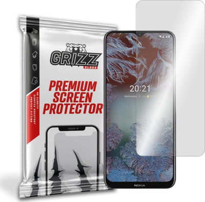 Xham mbrojtës hibrid GrizzGlass për Nokia G10, shumë i pastër në pamje, me shtresë kundër yndyrës
