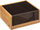 Kuti çaji 5five Bamboo Box, 6 ndarje, bambu, kafe