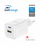 Karikues SWWISTEN GaN, 1x USB-C, 45W PD + 1x USB-A 18W QC, i bardhë