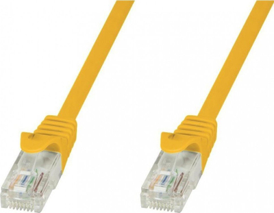 Мрежен кабел Techly ICOC CCA5U-010-YET, UTP Cat5e, 1m, жолт