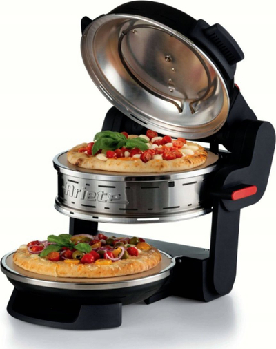 Пица фурна Ariete Double Pizza Oven, 32cm, 400°C, црна
