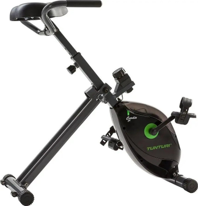 Biçikletë ushtrimesh Tunturi Cardio Fit D20 Desk Bike, 8 nivele rezistence, e palosshme, e zezë