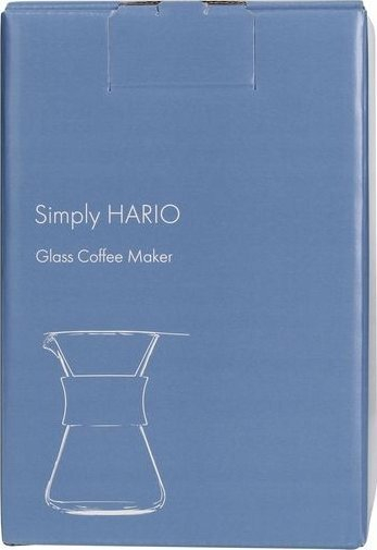 Filter kafeje Hario S GCM 40 W, xham, 400ml, transparent