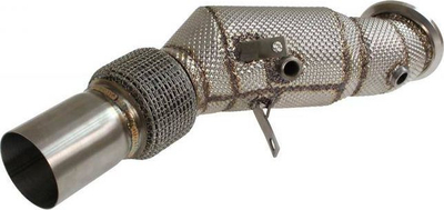 Downpipe TurboWorks BMW B48 F30 340i F32 440i, me katalizator 200 cell, me mburojë termike