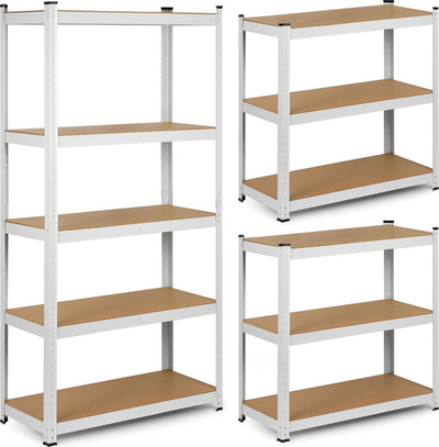 Raft nga metali Humberg 180x90x40, i bardhë