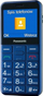 Telefoni Panasonic KX-TU155, ekran me ngjyra, tastierë me butona të mëdhenj, blu