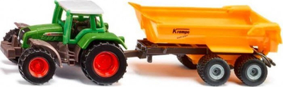 Lodër traktor Siku Fendt me rimorkio Krampe, metal edhe plastikë, për kalamaj