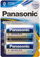 Bateri Panasonic Evolta D / R20, 2 copë