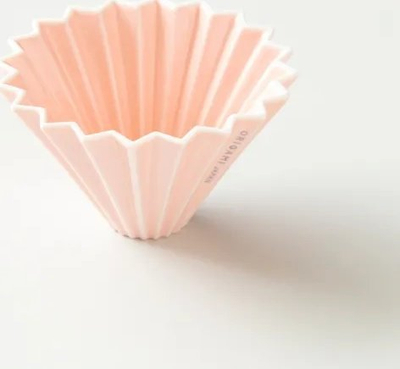 Dripper kafeje Origami S, porcelan, 1 2 filxhanë, rozë