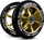 Rrota trotineti Soke Scooter 110mm, ABEC 9, set 2 copë, ngjyrë e artë