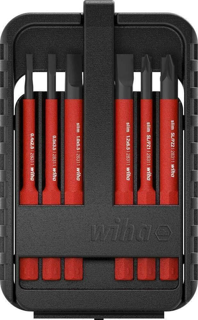 Set bitash Wiha slimBit 43156, 6 copë, i izolum 1000V
