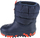 Çizme bore për kalamaj Crocs Classic Neo Puff Boot Toddler Jr 207683-410, slip-on, me shollë gome antirrëshqitëse, blu navy