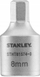 Bit gjashtëkëndor për tapa vaji Stanley STHT81579-0, 3/8", 8mm, argjendtë