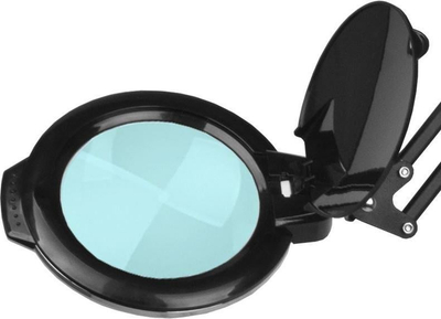 Lampë zmadhimi tavoline Activeshop LED Glow Moonlight 8013/6, lente 5D, e zezë