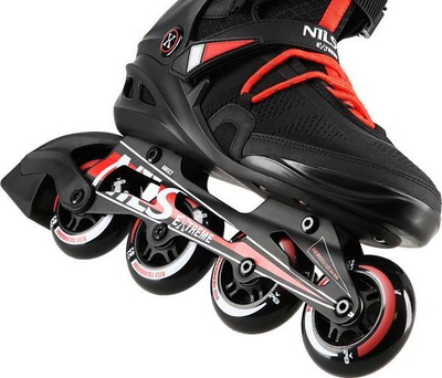 Patina inline Nils Extreme NA14124, nr. 39, për patinazh qejfi, të zeza
