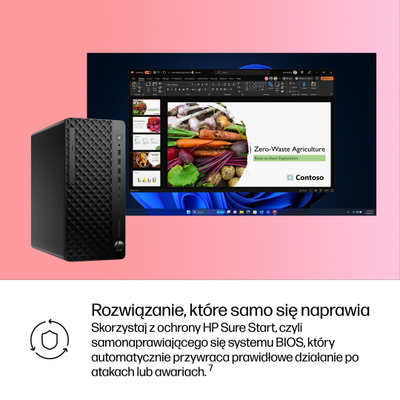 Kompjuter desktop HP EliteDesk 8 Tower G1i, Intel Core Ultra 7, 16GB RAM, 1TB SSD, i zi