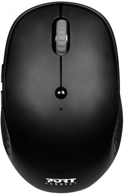 Maus wireless Port Designs 900709, Bluetooth dhe 2.4 GHz, 1600 DPI, i zi