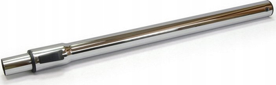 Tub teleskopik për fshesë me korent, 32mm, 56-94cm, metalik ngjyrë argjendi