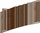 Kapëse flokësh Activeshop E-64, 6cm, 50 copë, ngjyrë ari