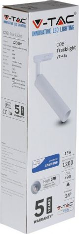 Shinë, spot LED V-TAC VT-115, 15W, 4000K, i bardhë
