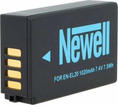 Батерија за фотоапарат Newell EN EL20 за Nikon, полнечка, литиум јонска