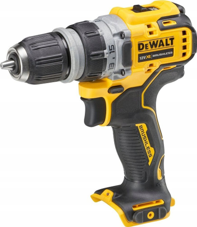 Stërvitëse kaçavidë Dewalt DCD703NT, 12V, brushless, e verdhë