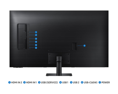 Monitor Samsung Smart M7, 43\", VA, 4K UHD, i zi