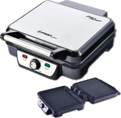 Grill elektrik First Austria 5343-2, 1800W, i palosshëm, INOX