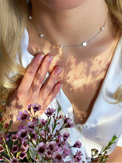 Qafore për femra Preciosa Pearl Passion 6156 01, e argjendtë