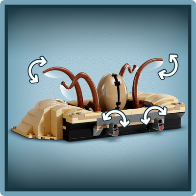 Set LEGO Star Wars 75396 Desert Skiff and Sarlacc Pit, 558 copa, për kalamaj 9+