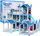 Shtëpi lodër Beautiful Home Dollhouse, 3 kate, me mobilje dhe aksesorë, blu