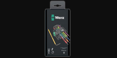 Set çelësa TORX Wera Multicolour BlackLaser, T8-T40, 9 copë