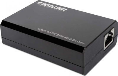 Ndarës PoE Intellinet Gigabit Ultra, USB C PD 45W, i zi