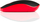 Maus Modecom WRM113, wireless, USB, i zi dhe i kuq