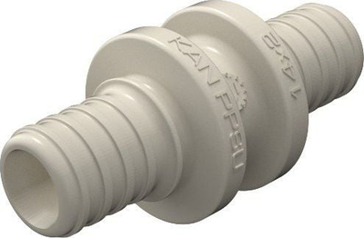 Lidhës i drejtë Kan Therm PPSU UltraLINE 25 mm, për tuba, gri