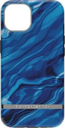 Kapak telefoni Richmond Finch për iPhone 13 6.1", dizajn Blue Waves, blu