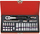 Set çelësa me racë King Tony 1/4", 24 copë, në kuti, shumëngjyrësh